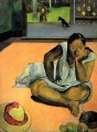 Te Faaturuma Brooding Woman Post Impressionism Primitivism Paul Gauguin